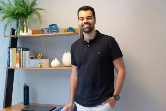 Ricardo Koury no consultório da Psicosphera